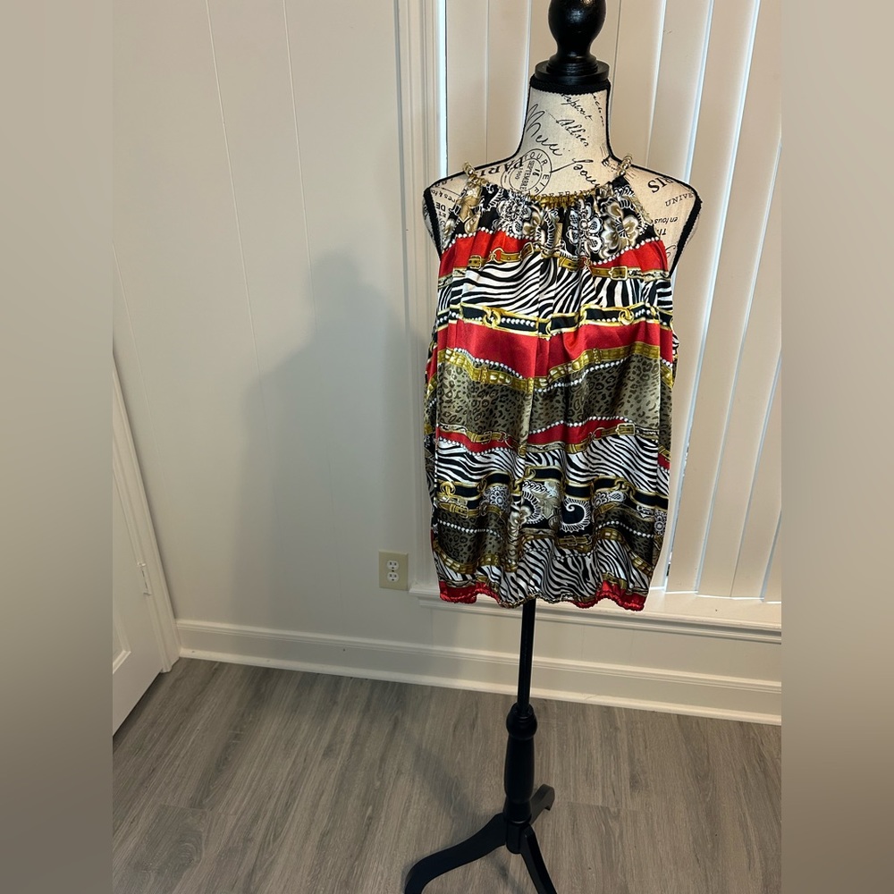 Ashley Stewart print top